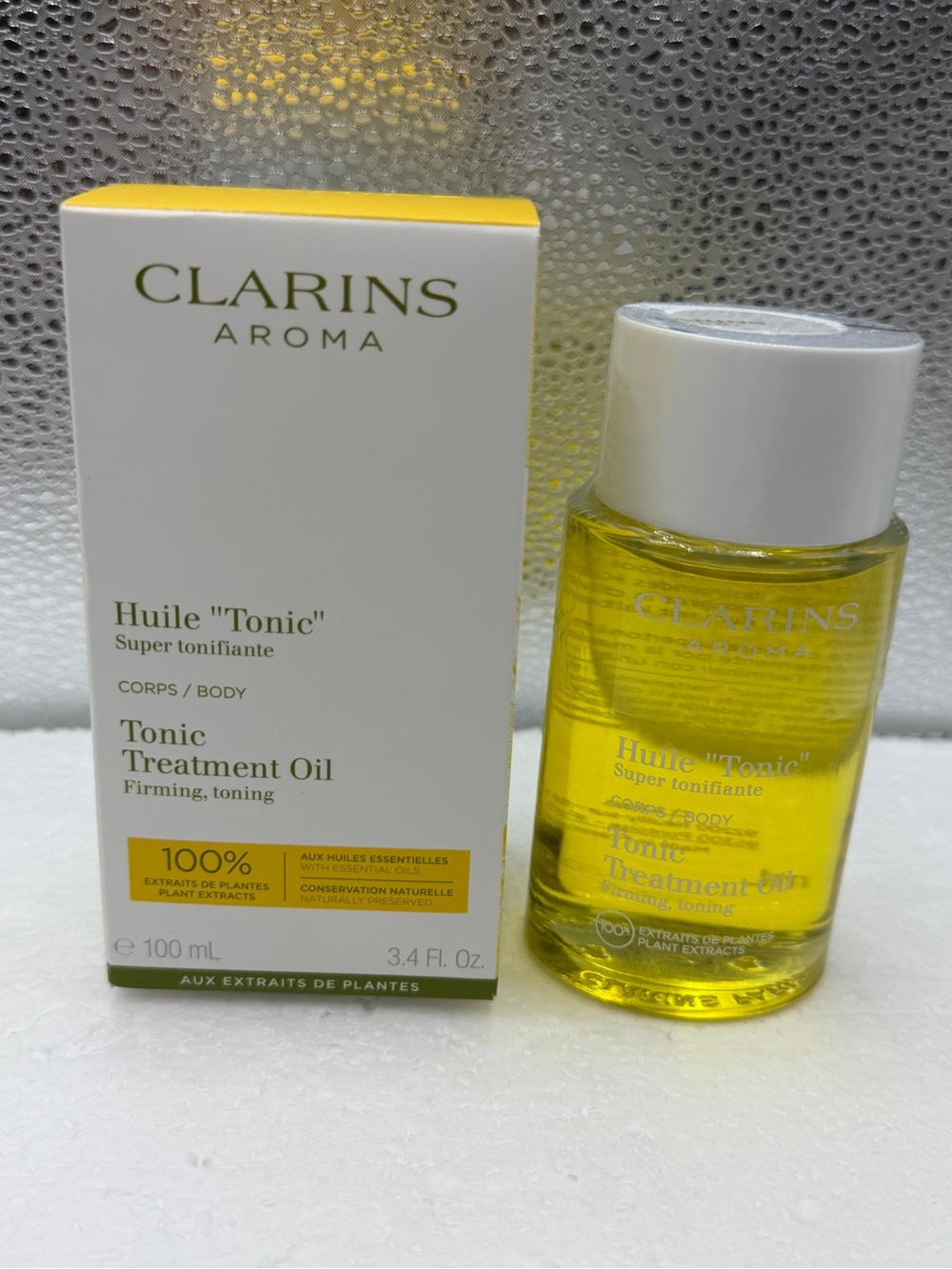 Clarins Tonic Treatment Oil — Yellow Bottle
